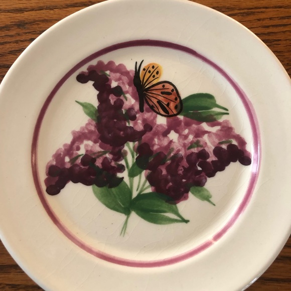 Emerson Creek Pottery Floral Plates - Picture 3 of 6